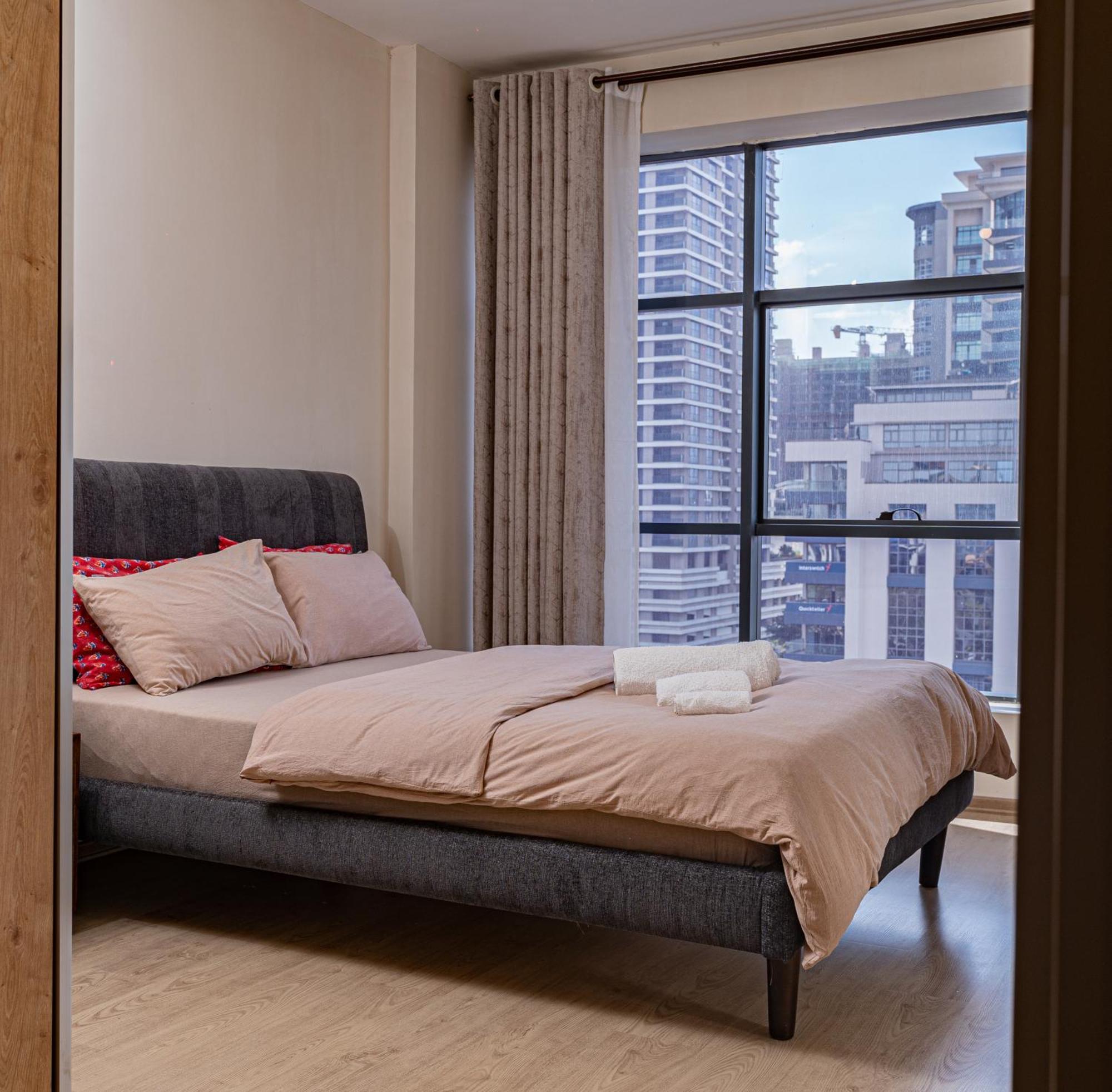 Elite One Bedroom Apartment,Swimming Pool, Gym, Workspace ,Wonderiss Homes Close Proximity To Gtc, Jw Mariott And Kempinski Nairobi Kültér fotó